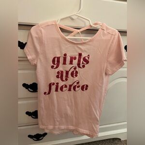 Girls tee | Size Small | light pink